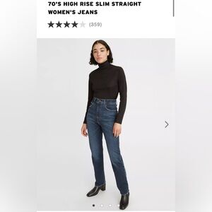 Levi’s 70s High Rise Slim Straight Jeans